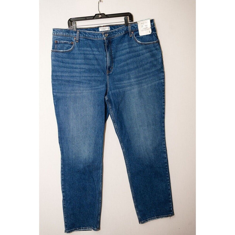 Abercrombie & Fitch Jeans 90's straight ultra high rise 44/32" actual NEW